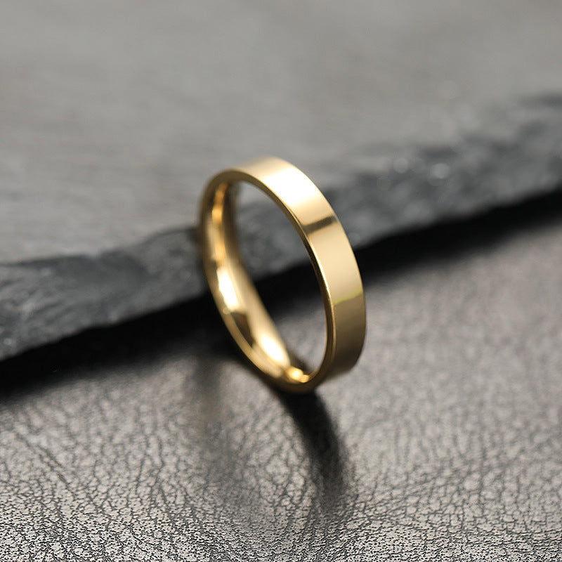 Wholesale Stainless steel ring shiny ring
